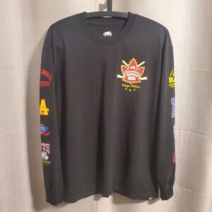(3/$20) Roots Hockey Dark Grey Long Sleeve Men's Shirt